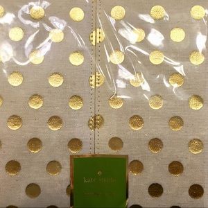 Kate Spade polka dot desktop weekly calendar